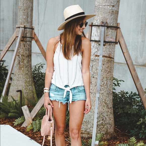 Final Touch Tops - Final Touch tie front tank Final Touch Tops - Final Touch tie front tank